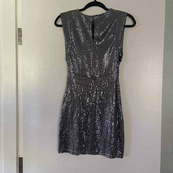 Zara evening dress in silver - NWOT - Small - Picture 10 of 10